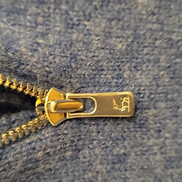 Peter Scott Pure Wool 1/4-zip Sweater - Blue - EU 44 - Picture 11 of 16